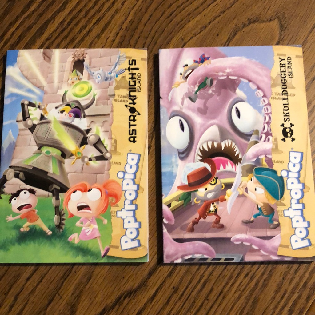 2 Brand New Poptropica Chapter Books